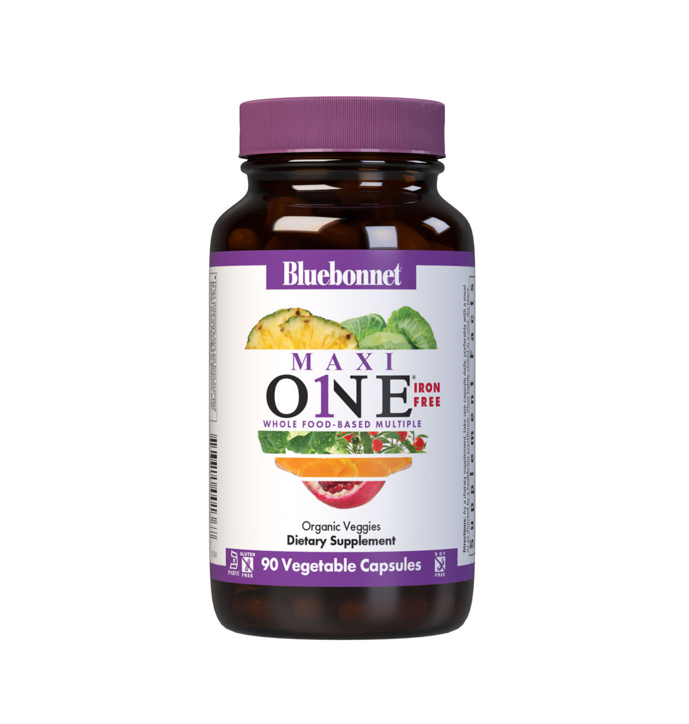Bluebonnet Nutrition Maxi One Whole Food-Based Multiple (iron-Free) 30 Caps thumbnail 3