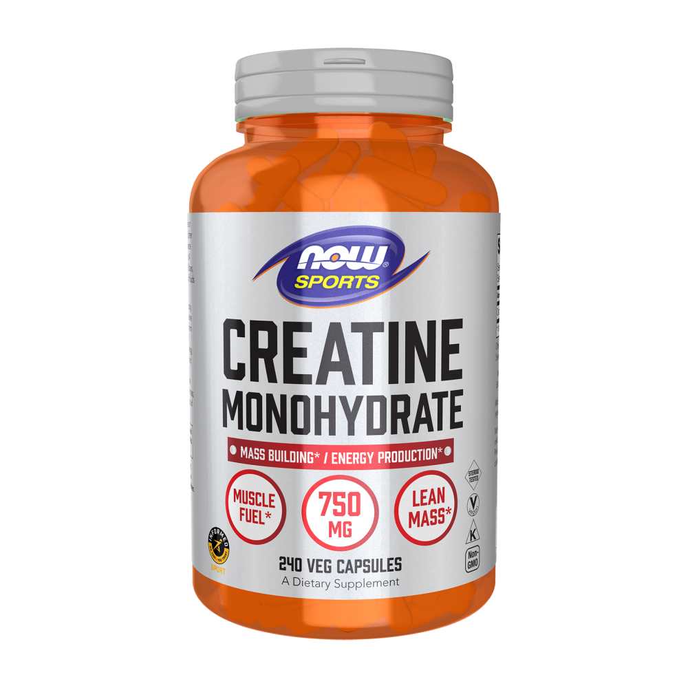 Now Sports Creatine Monohydrate 750 Mg – Pure Muscle Recovery Formula – Veg Capsules thumbnail 2