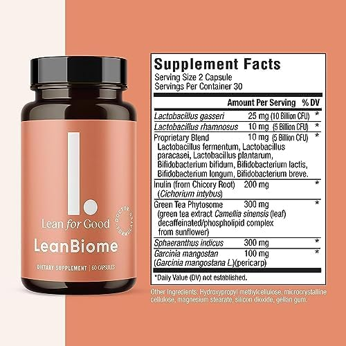 LeanBiome by Lean for Good Dietary Supplement - 60 Capsules thumbnail 2