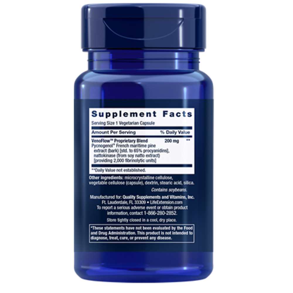 Life Extension Veno Flow™ 30 Vegetarian Capsules thumbnail 2