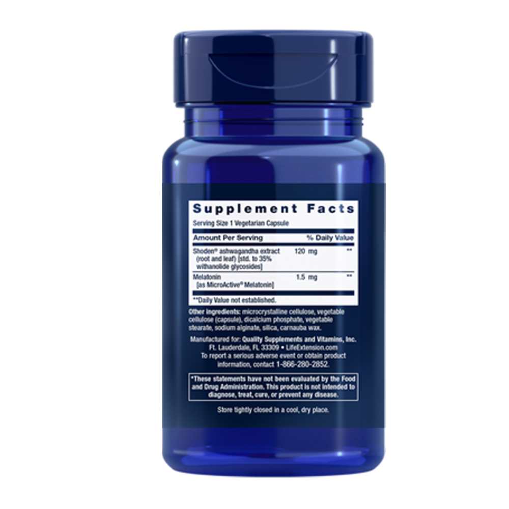 Life Extension Rest & Renew 30 Vegetarian Capsules thumbnail 2