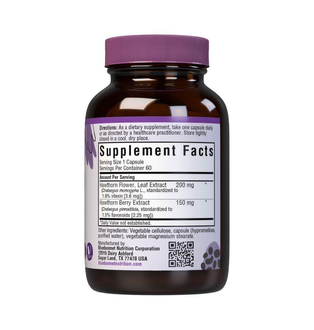 Bluebonnet Nutrition Hawthorn Herb Extract 60 Caps thumbnail 2