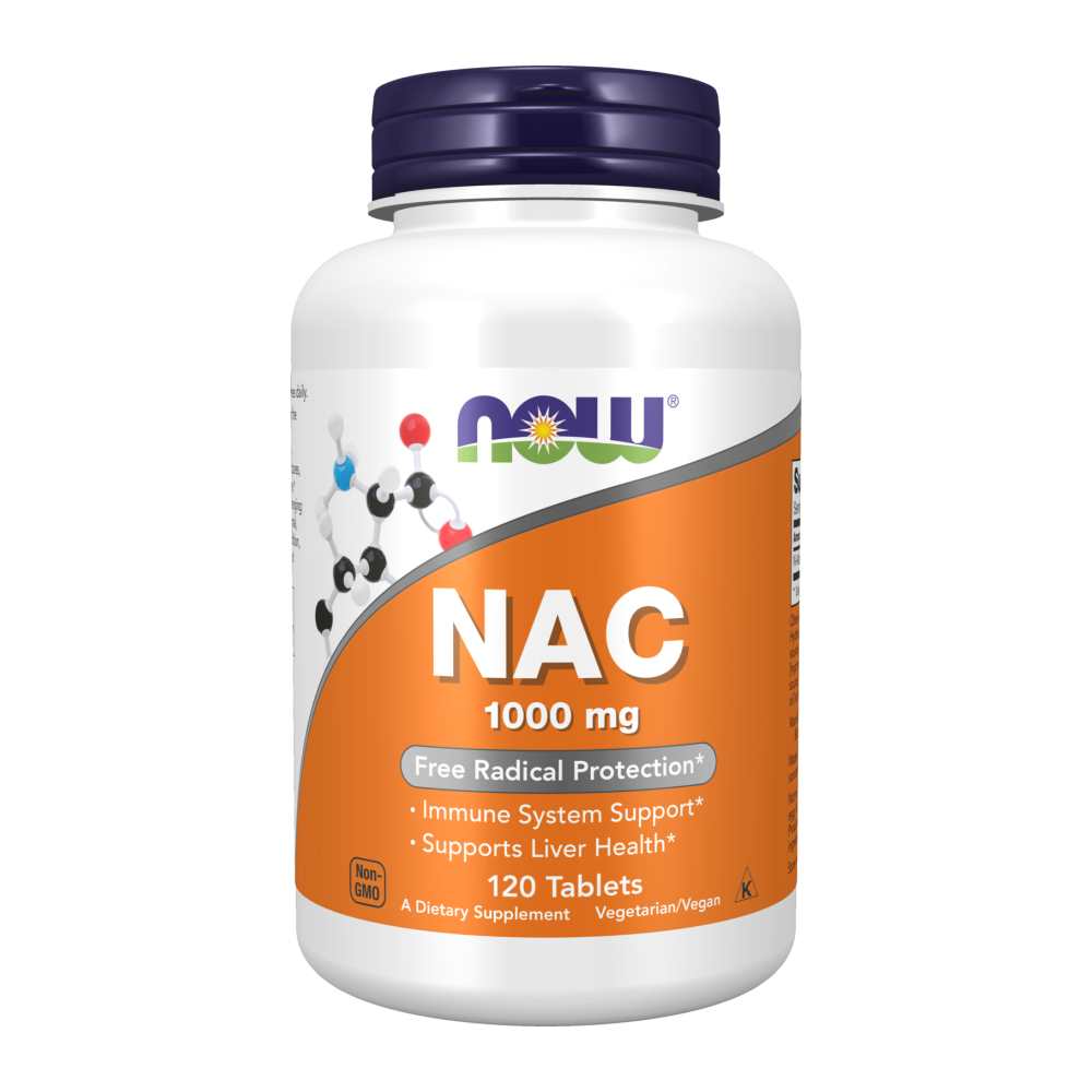 Now Foods Nac 1000mg – 60 Tablets – Liver, Immune & Antioxidant Support thumbnail 2
