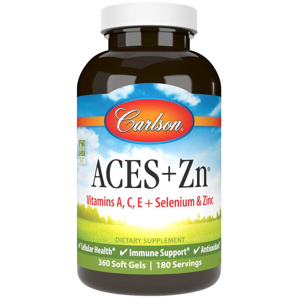 Carlson ACES+Zn – Antioxidant Formula with Vitamins 60 Softgels thumbnail 6