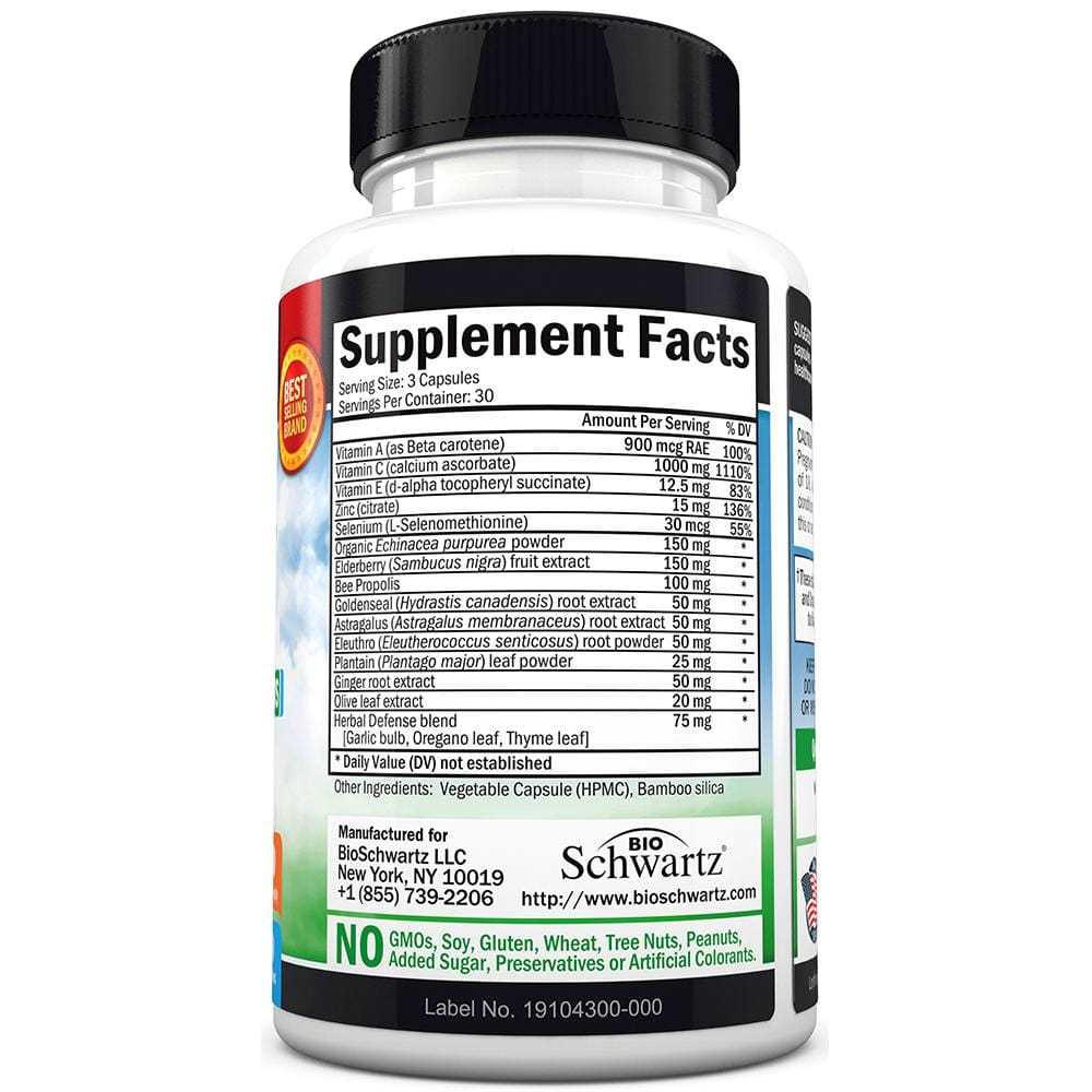 Bio Schwartz Immunity Boost – 90 Capsules thumbnail 2