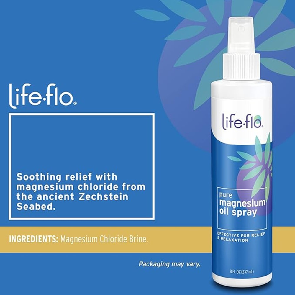 Life-Flo Pure Magnesium Oil Spray – Fast Relief & Deep Relaxation (237ml) thumbnail 2