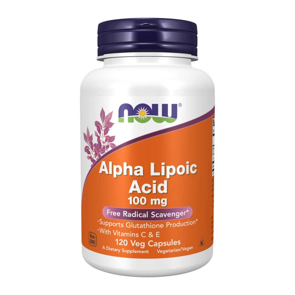 Now Foods Alpha Lipoic Acid 100mg – Antioxidant Support – 60 Veg Capsules thumbnail 2