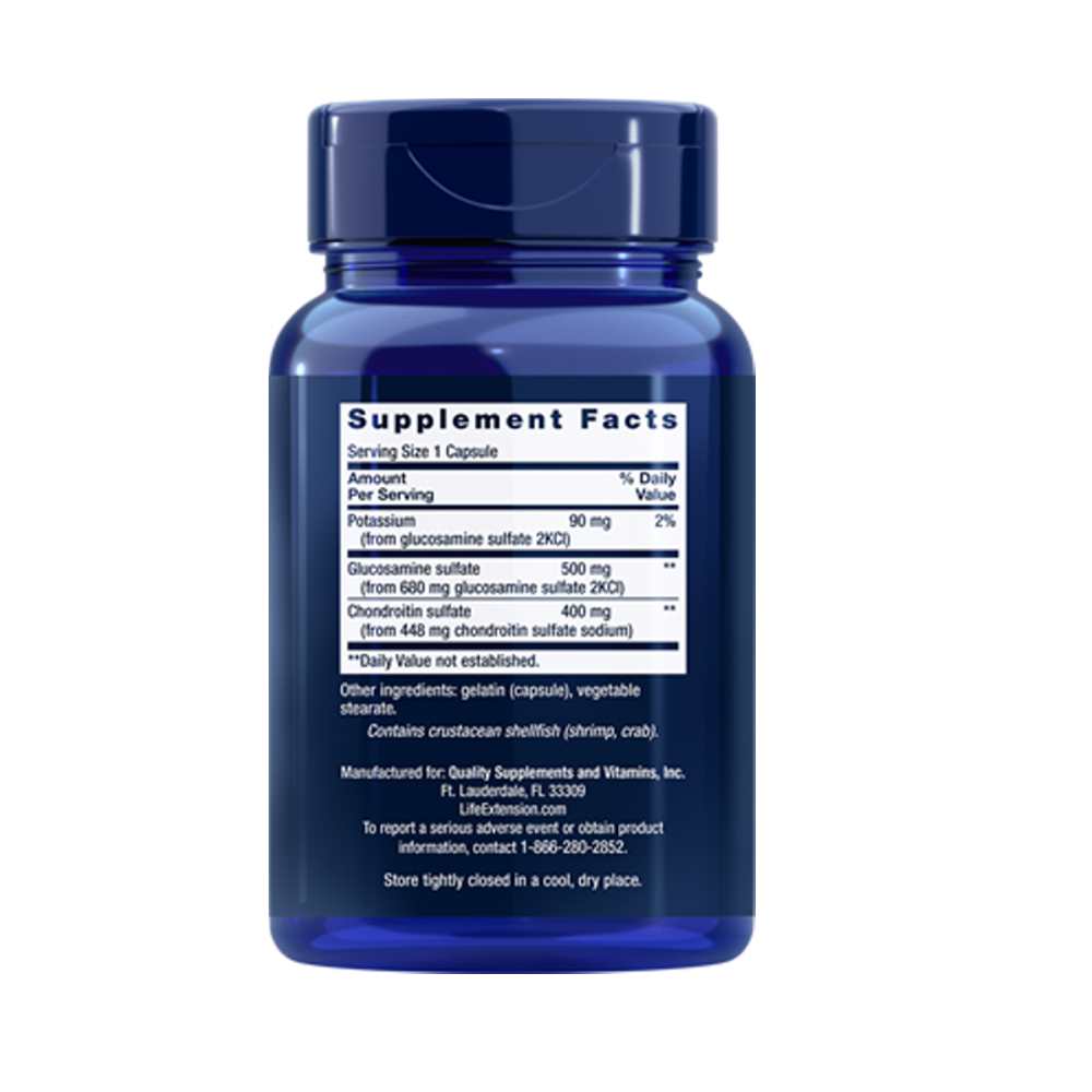 Life Extension Glucosamine/Chondroitin – 90 Capsules thumbnail 2