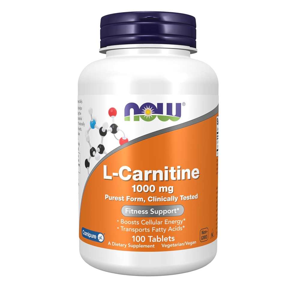 NOW L-Carnitine 1000mg Clinically Tested Fitness Support for Cellular Energy thumbnail 3