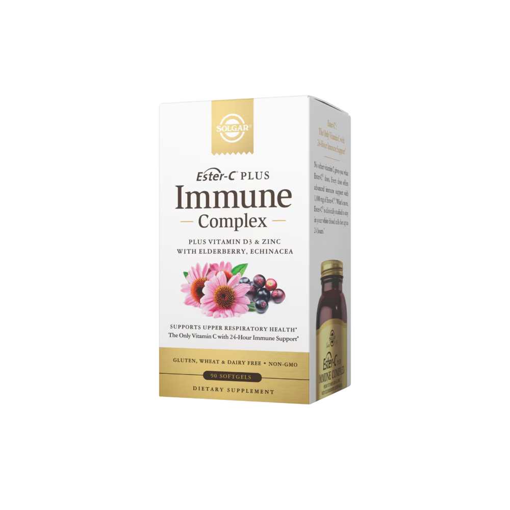 Solgar Ester-C® Plus Immune Complex 60 Softgels thumbnail 2