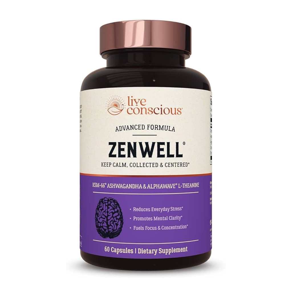 Zen Well Ashwagandha Advanced Formula | Stress Relief & Focus | 60 Capsules. thumbnail 2