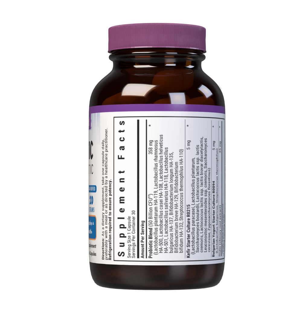 Bluebonnet Nutrition Probiotic & Prebiotic 50 Billion 30 Caps thumbnail 2