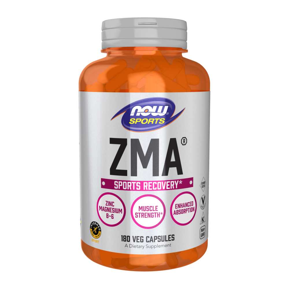 Now Foods Zma® – Zinc, Magnesium & Vitamin B6 Recovery Formula – Muscle Strength & Sleep Support – 90 Veg Capsules thumbnail 2