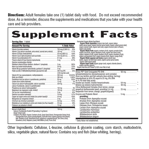 Country Life Vitamins Core Daily-1 ® for Women 50+ Multivitamin 60 Tabs thumbnail 2