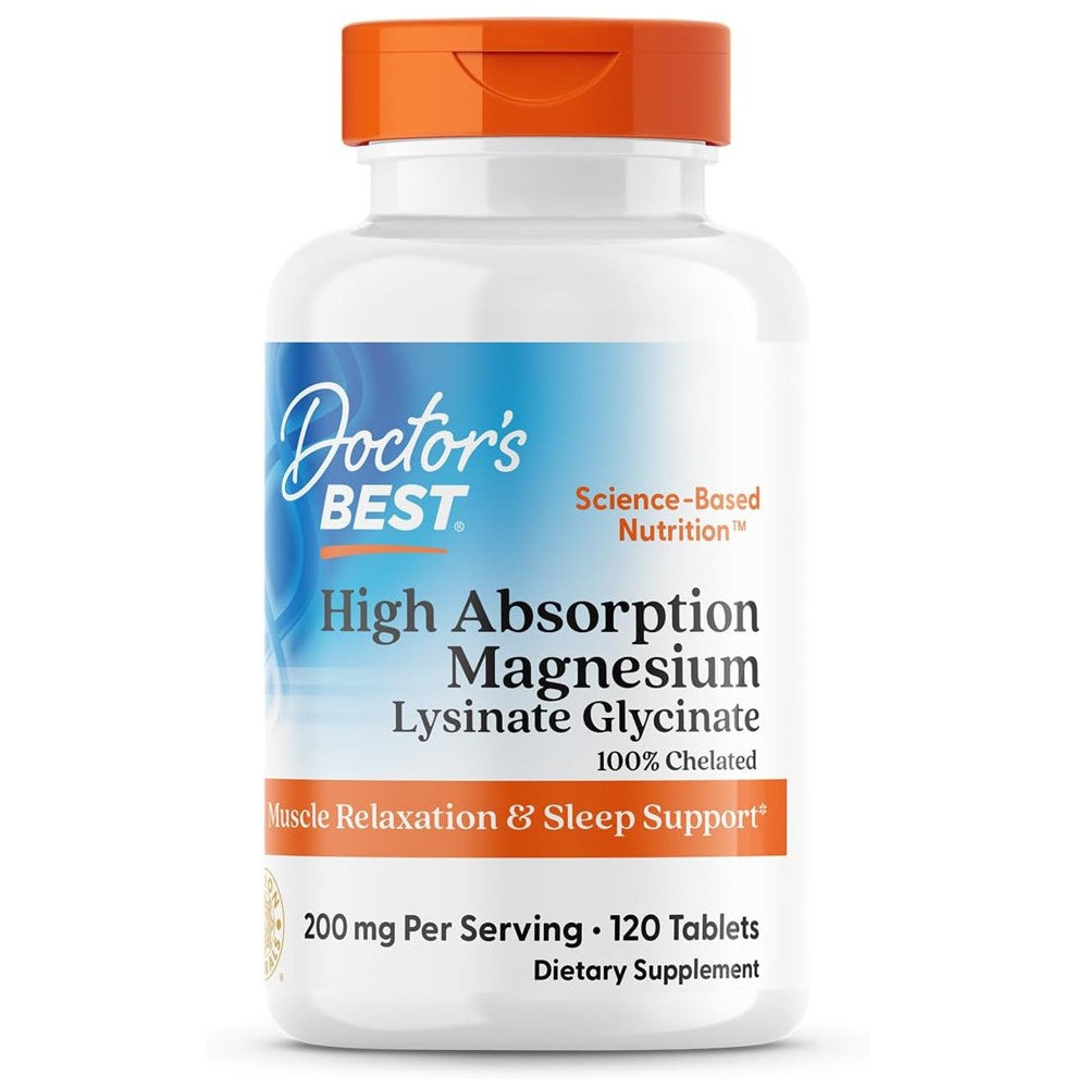 Doctor's Best High Absorption Magnesium Lysinate Glycinate – 120 Veggie Capsules thumbnail 3