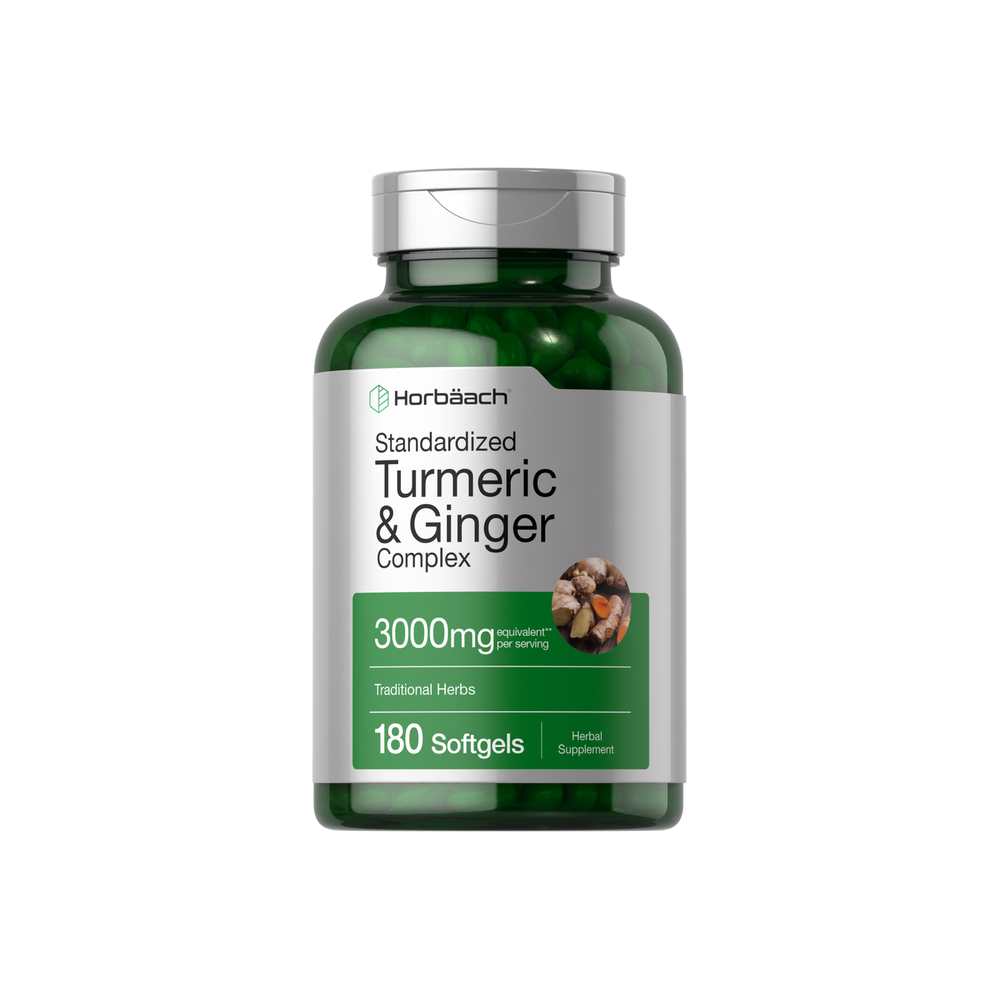 Horbäach Turmeric Complex 3000mg per Serving | 60 Softgels thumbnail 2