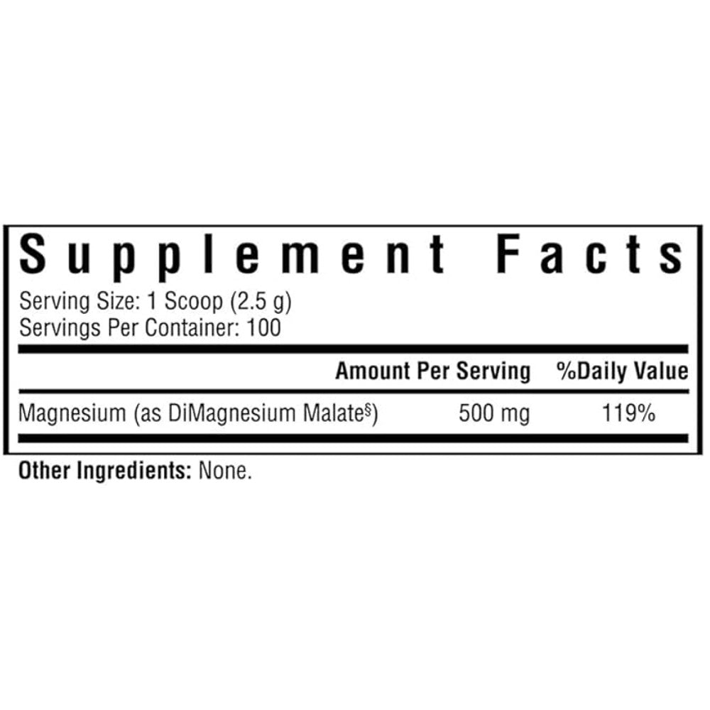 Seeking Health Magnesium Malate Powder 500mg – High-Absorption Supplement thumbnail 2