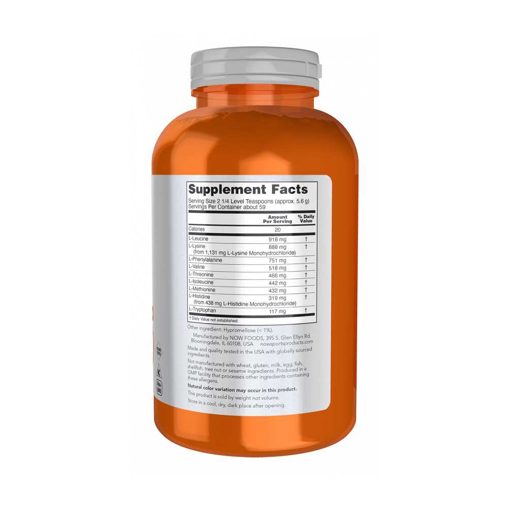 Now Sports Amino-9 Essentials™ – Essential Amino Acid Blend Powder – 330g thumbnail 2