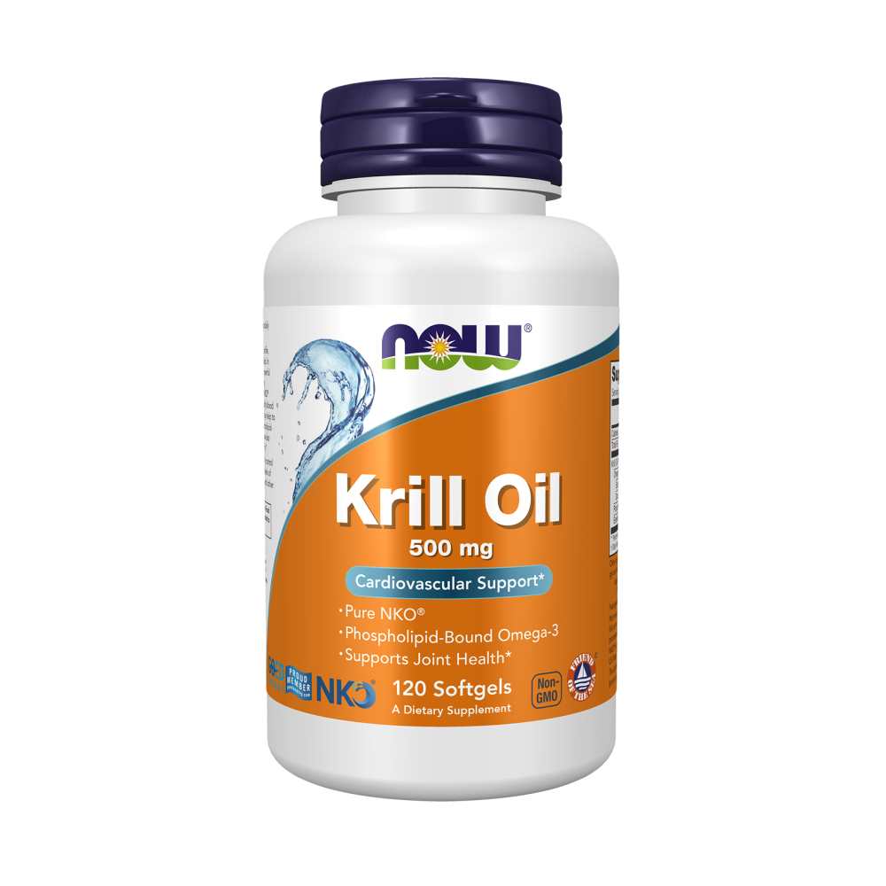Now Foods Krill Oil 500mg – Pure Nko® Omega-3 for Heart & Joint Support – 60 Softgels thumbnail 2