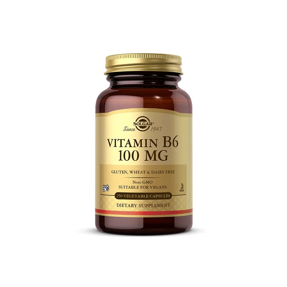Solgar Vitamin B6 100 Mg 100 Tablets thumbnail 2