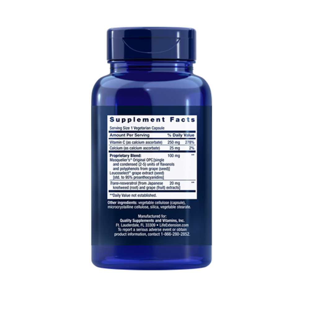 Life Extension Grapeseed Extract – 60 Vegetarian Capsules thumbnail 2