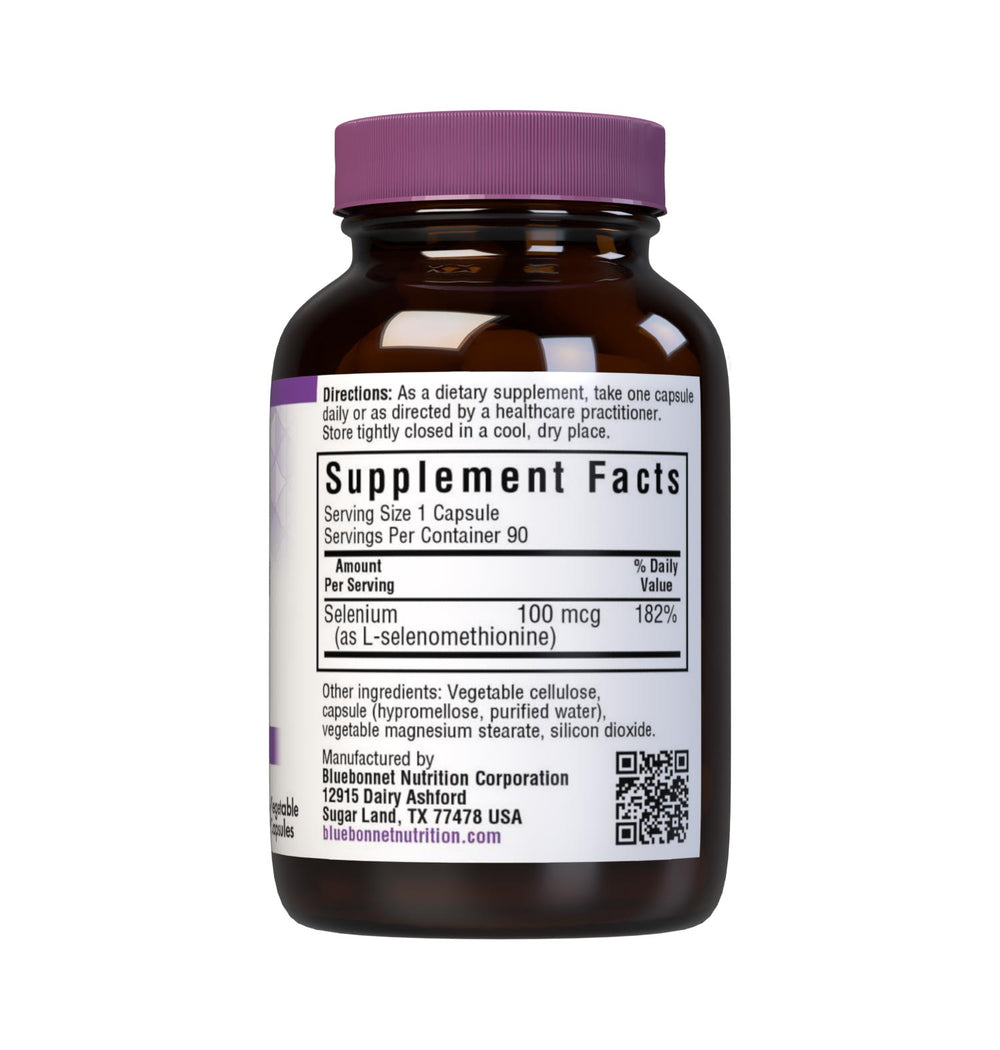 Bluebonnet Nutrition Selenium 100 Mcg 90 Caps thumbnail 2