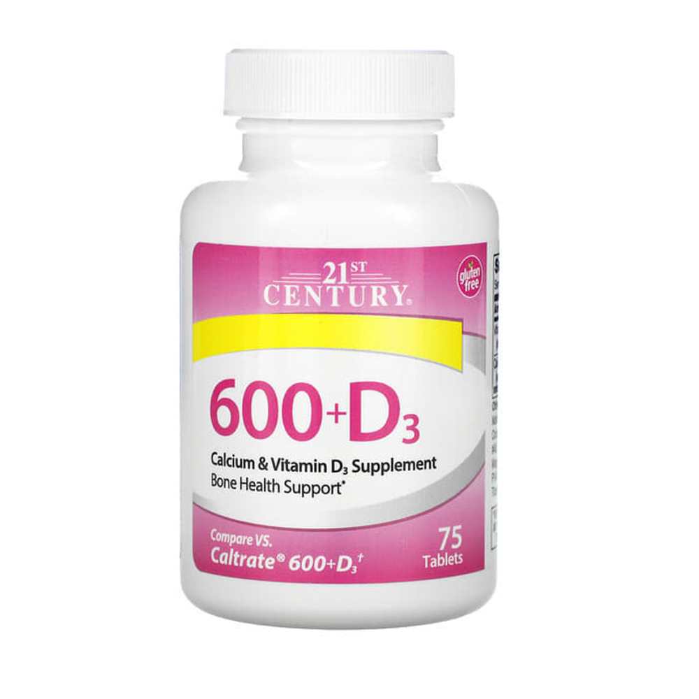 21st Century Calcium 600+d3 400 Tabs thumbnail 2