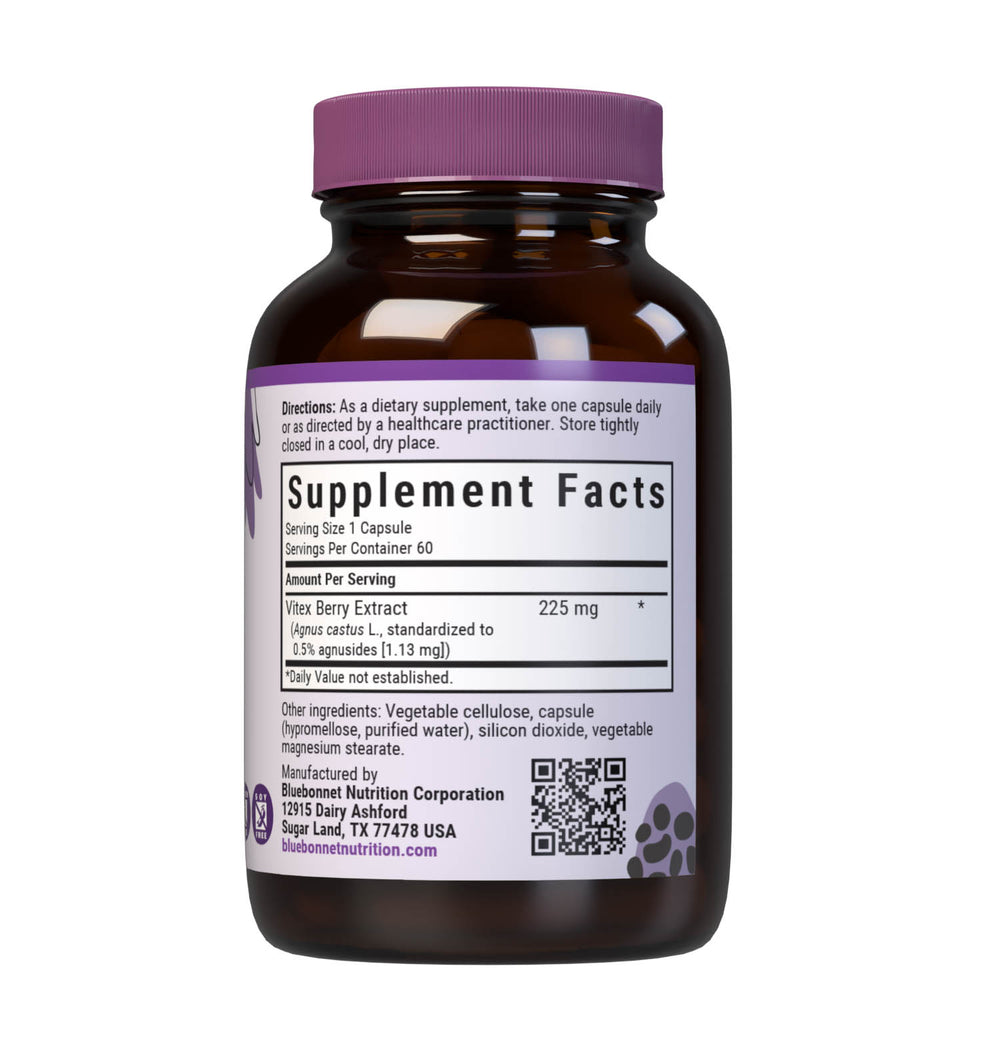 Bluebonnet Nutrition Vitex Berry Extract 60 Caps thumbnail 2