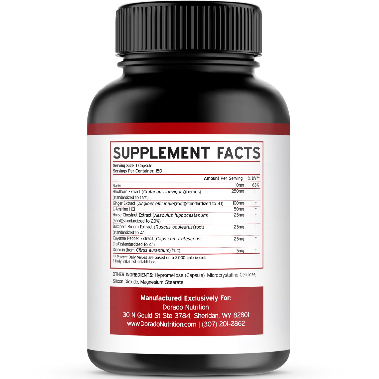 Dorado Nutrition Blood Circulation 150 Capsules thumbnail 2
