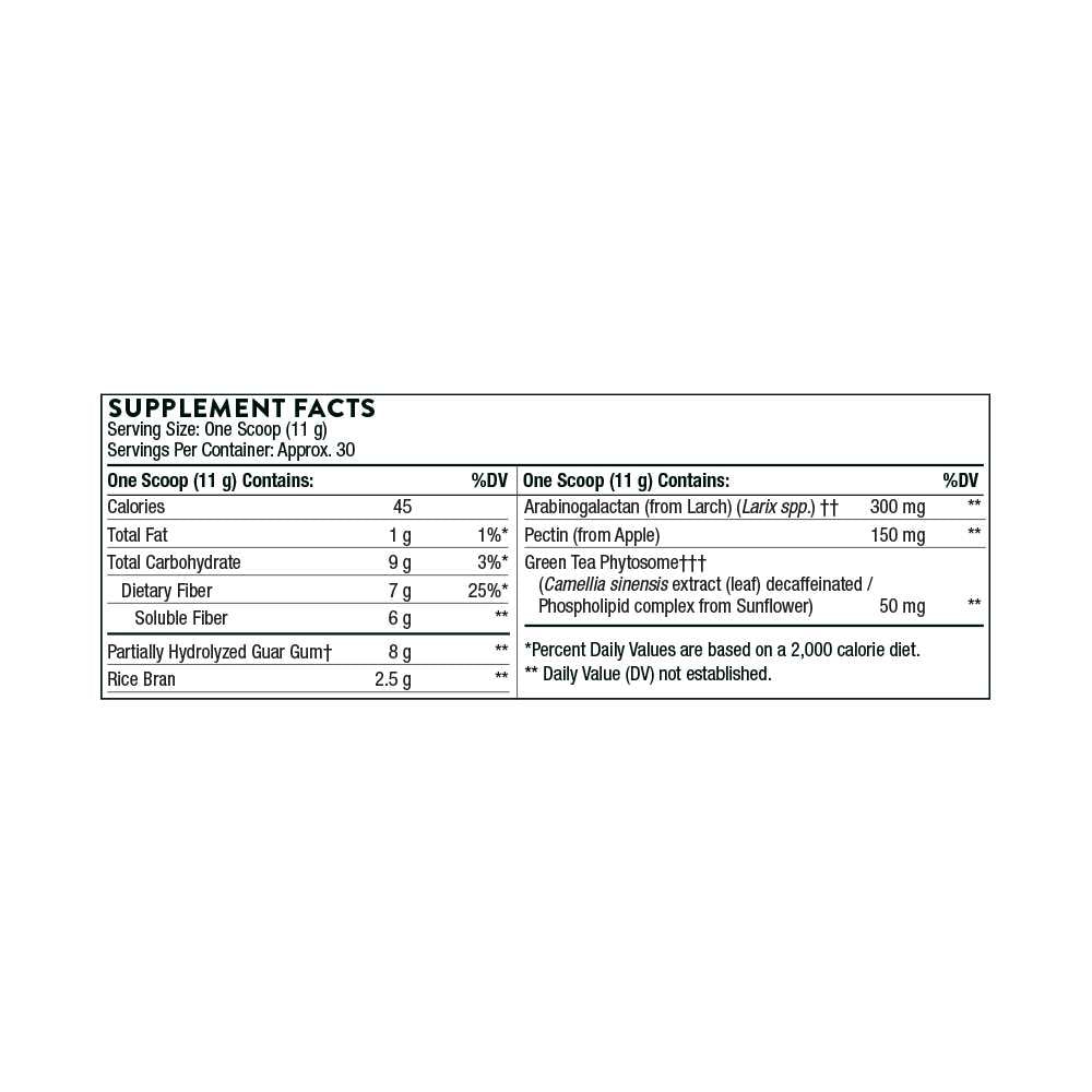 Thorne Fiber Mend® – Prebiotic Fiber Supplement (330g) thumbnail 2