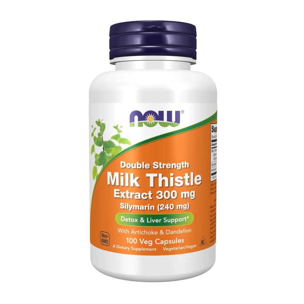 Now Foods Milk Thistle 300 Mg – Liver Cleanse with Artichoke & Dandelion – 50 Capsules thumbnail 3