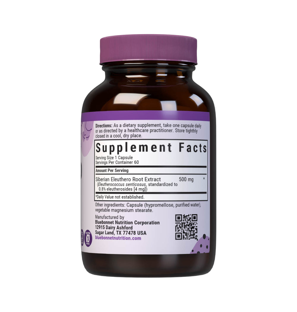 Bluebonnet Nutrition Siberian Eleuthero Root Extract 60 Caps thumbnail 2