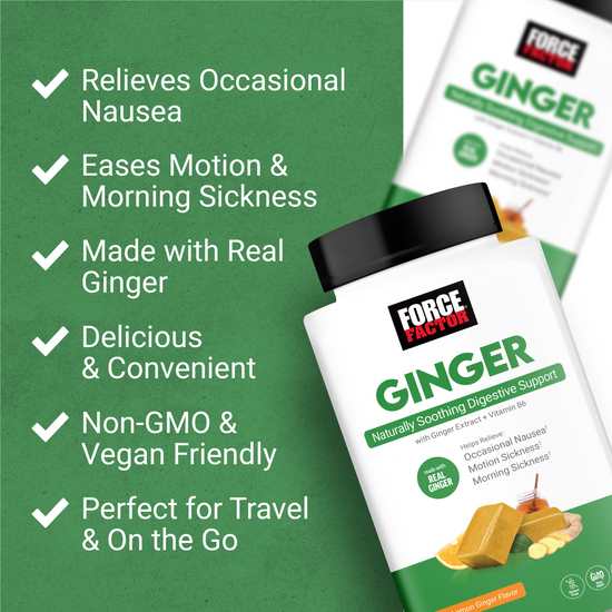 Force Factor Ginger – 60 Soft Chews thumbnail 2