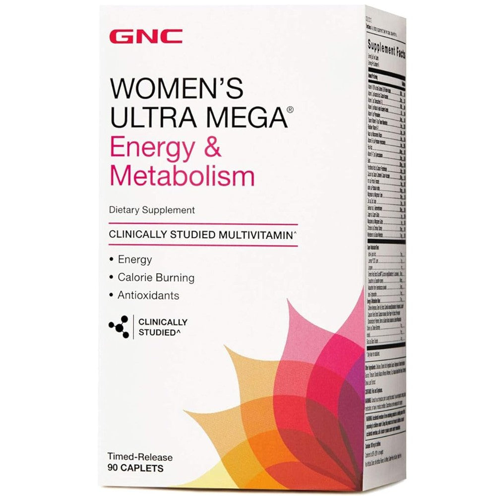 GNC Women’s Ultra Mega® Energy & Metabolism – Energy, Metabolism & Antioxidant Support thumbnail 3