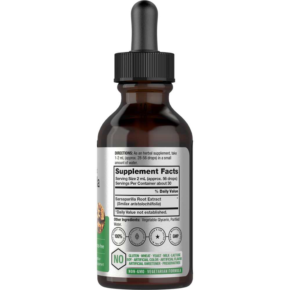 Horbäach Sarsaparilla Root Extract | 2oz Liquid thumbnail 2