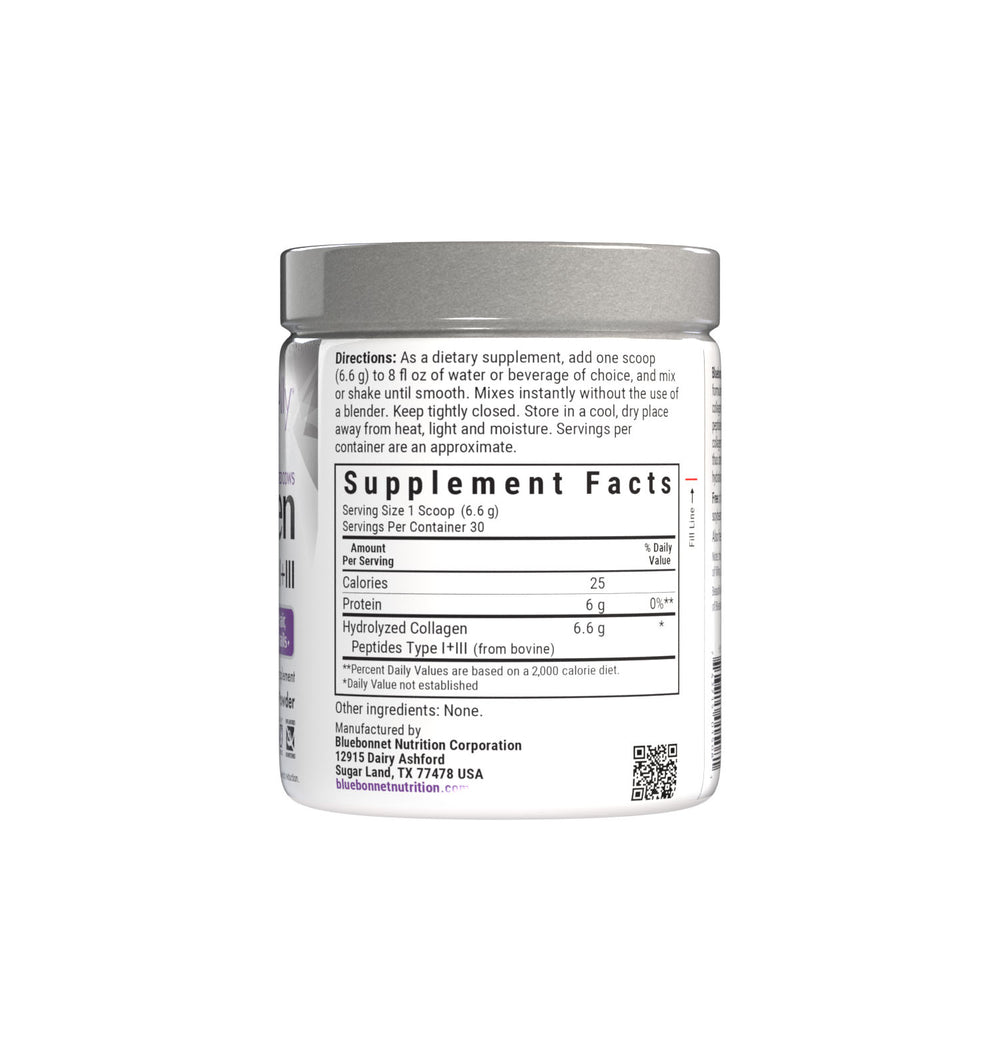 Bluebonnet Nutrition Beautiful Ally Collagen Types I & Iii Powder 198g thumbnail 2