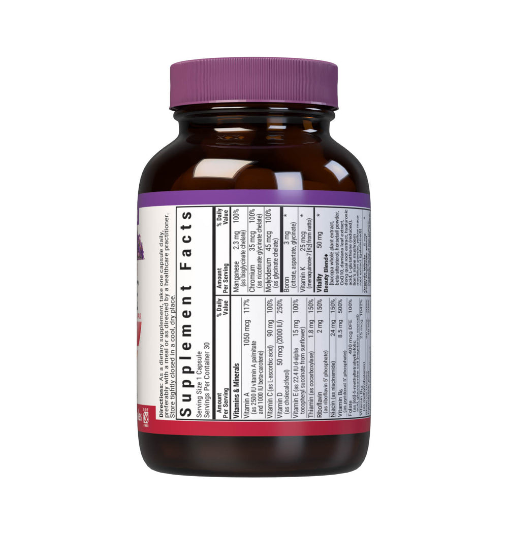 Bluebonnet Nutrition Ladies' One 40+ Whole Food-Based Multiple 30 Caps thumbnail 2