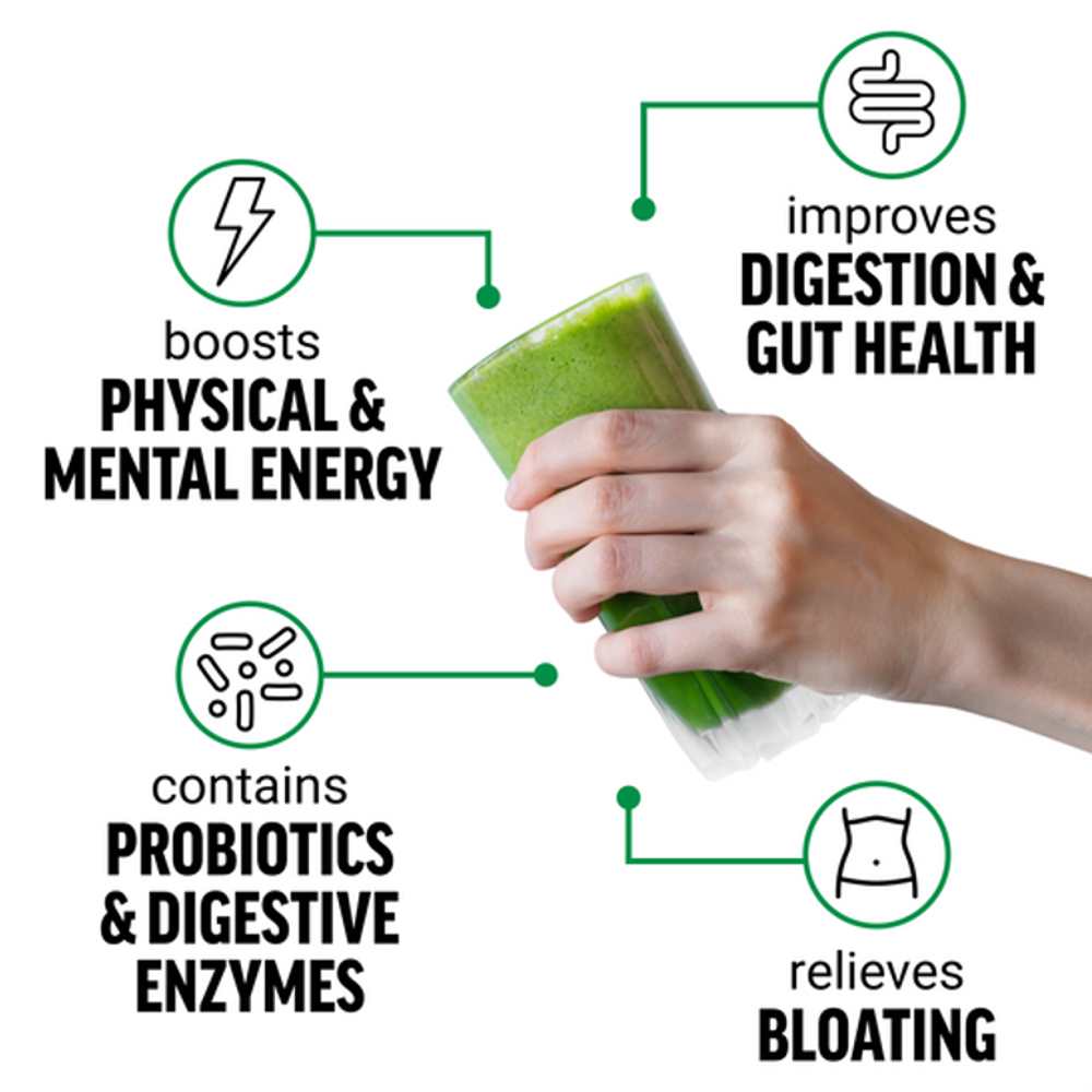 Force Factor Smarter Greens Energy – 30 Servings (483g) thumbnail 2