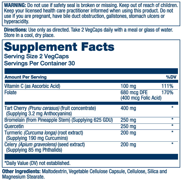 Solaray Total Cleanse Uric Acid 60 Caps thumbnail 2