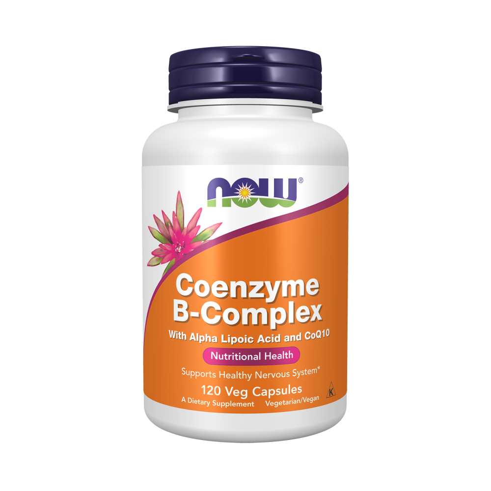 Now Foods Co-Enzyme B-Complex with Co Q10 & Alpha Lipoic Acid – 60 Capsules thumbnail 2