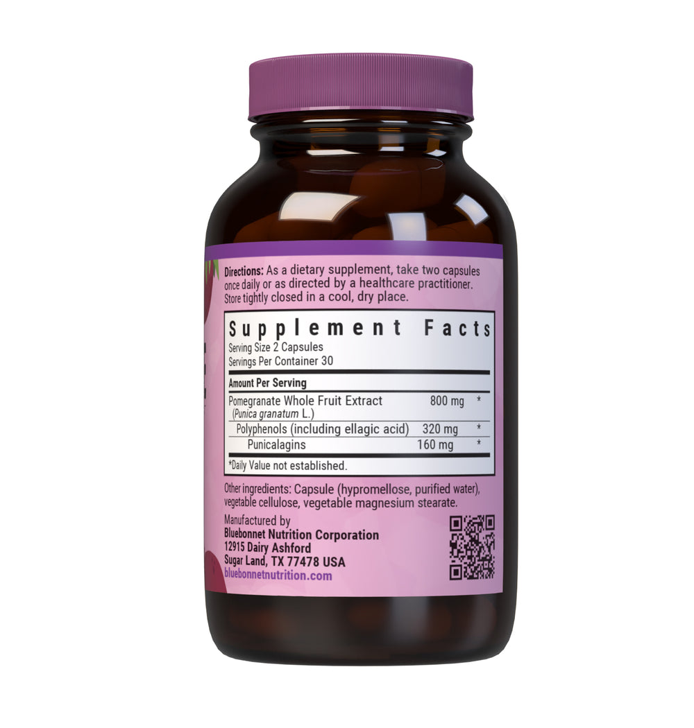 Bluebonnet Nutrition Pomegranate Whole Fruit Extract 60 Caps thumbnail 2