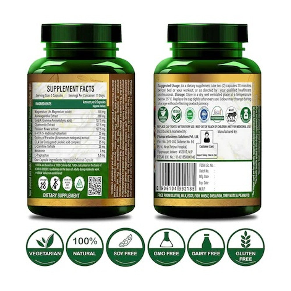 Ayurveda Organics Night Time Thermogenic Fat Burner - 30 Capsules thumbnail 2