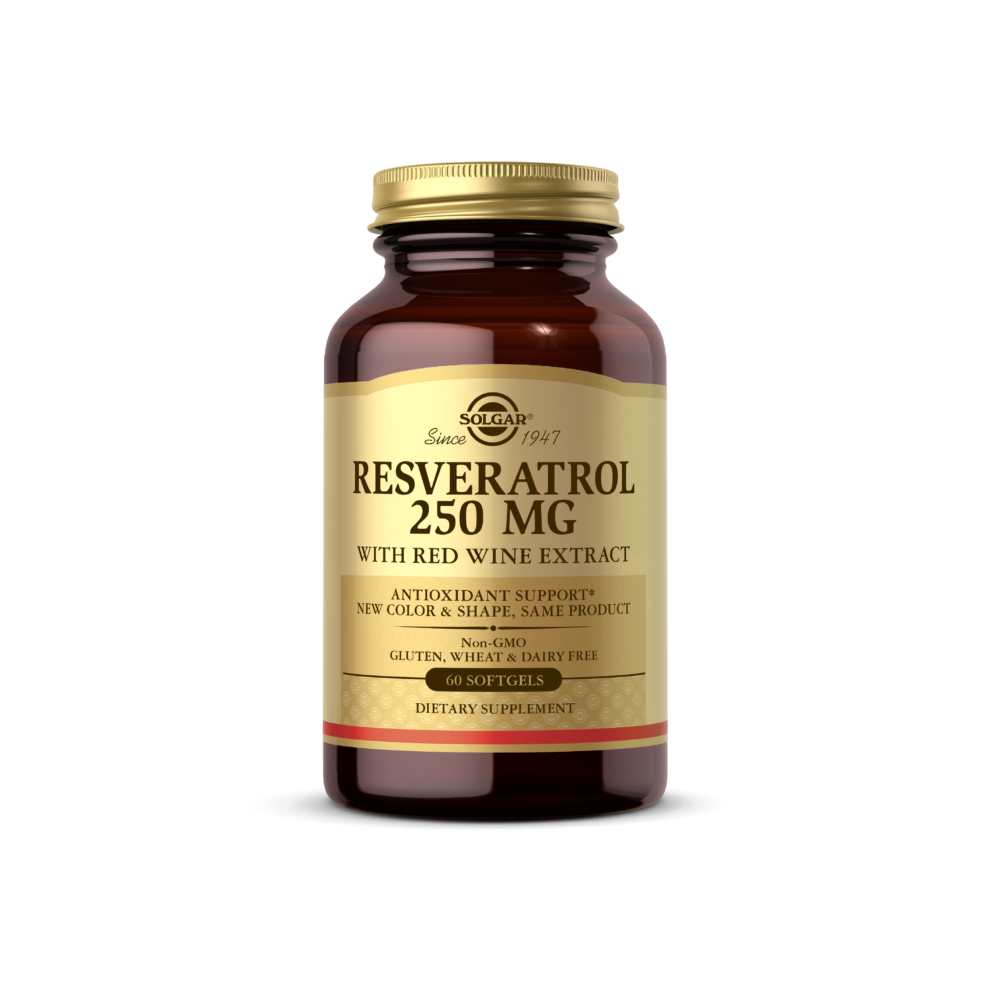 Solgar Resveratrol 250 mg with Red Wine Extract 30 Softgels thumbnail 2