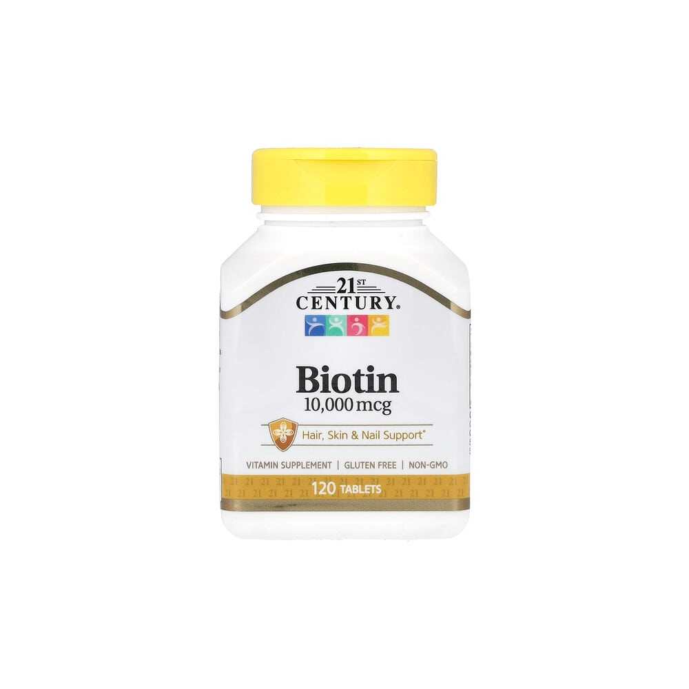 21st Century Biotin 10,000 Mcg 360 Tablets thumbnail 2