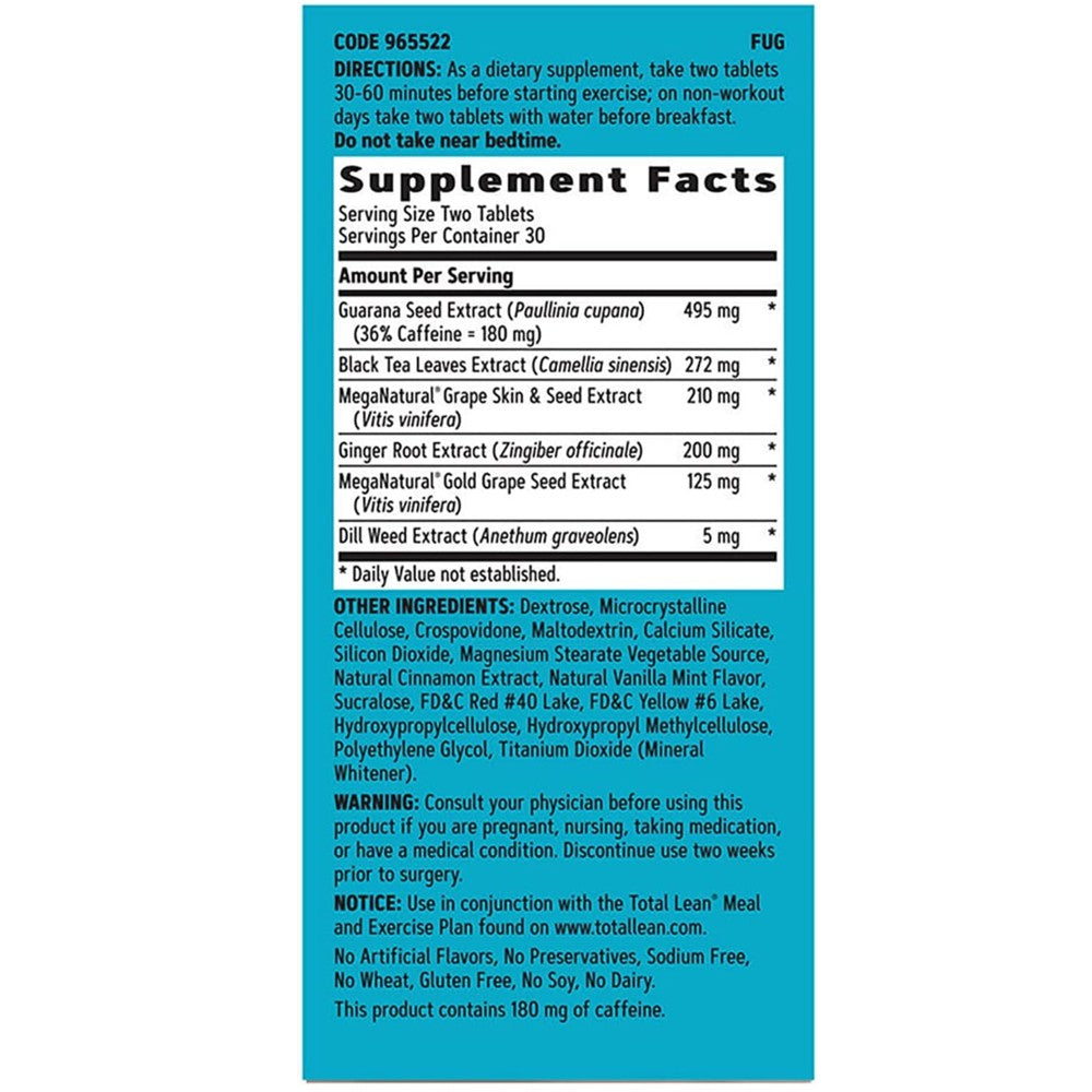 GNC Total Lean Burn 60™ – Thermogenic Fat Burner thumbnail 2