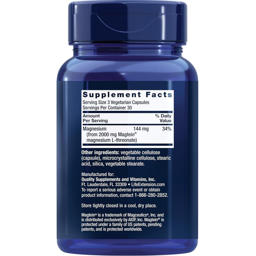 Life Extension Neuro-Mag® Magnesium L-Threonate - Memory Support thumbnail 2