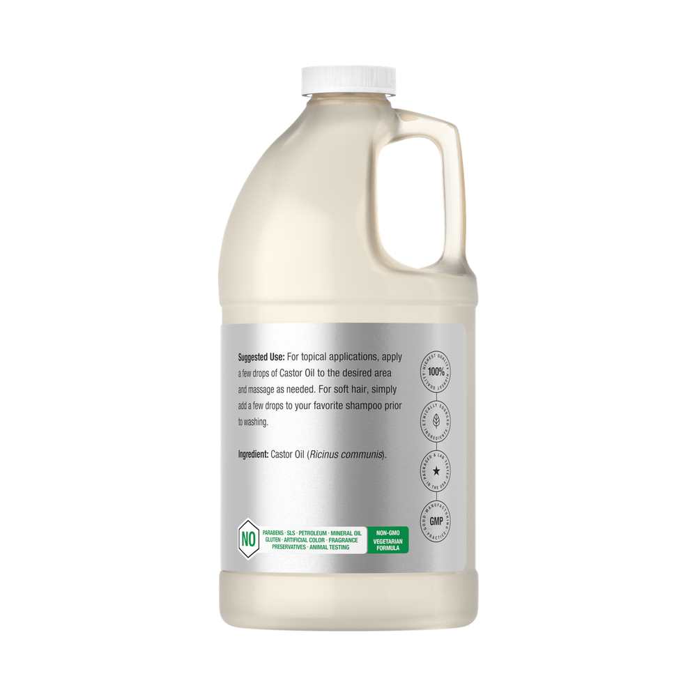 Horbäach Castor Oil | 64oz Liquid thumbnail 2
