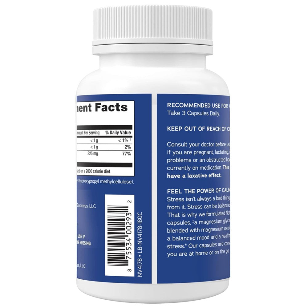 CALM Magnesium Glycinate 325MG By Natural Vitality thumbnail 2