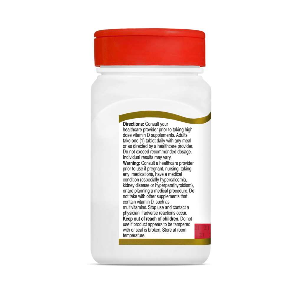 21st Century Vitamin D3 250 Mcg (10,000 Iu) 110 Tabs thumbnail 2