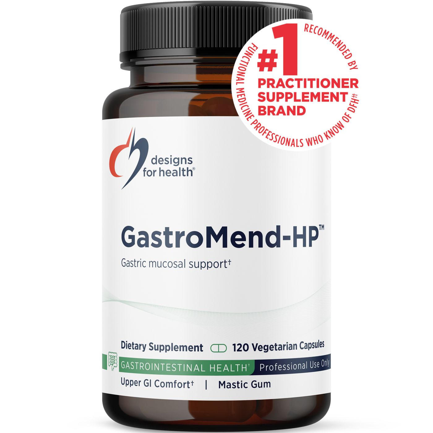 Designs for Health GastroMend-HP 60 caps thumbnail 2